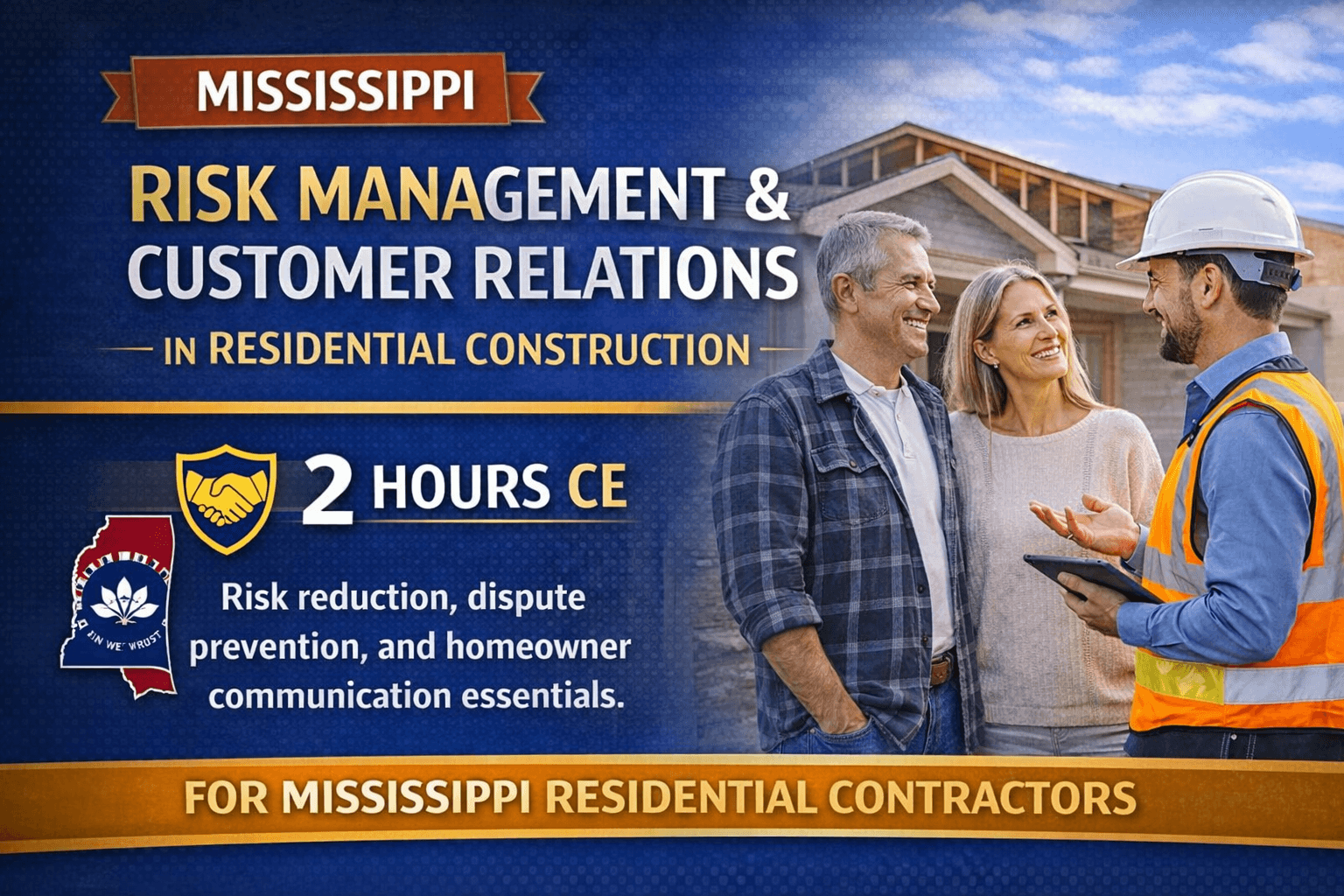 Risk Management & Customer Relations in Residential Construction