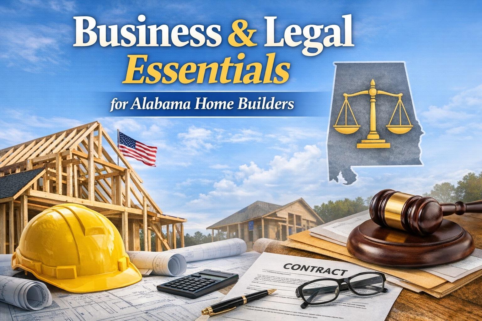 Business & Legal Essentials for Alabama Home Builders
