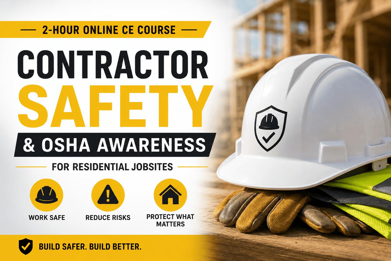 Contractor Safety & OSHA  Awareness for Residential Jobsites